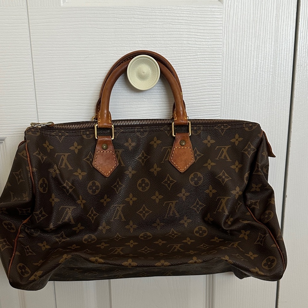 Louis Vuitton Brown Monogram Duffel Bag